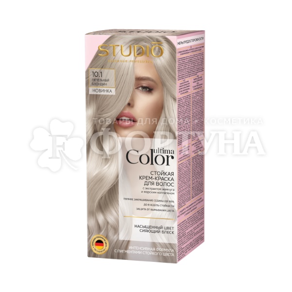 Краска для волос Ultima Color 10.1 Пепельный блондин