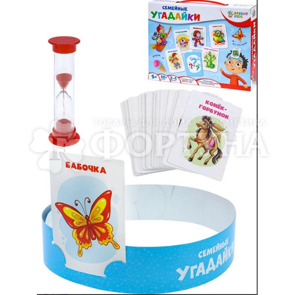 Игра карточная Семейные угадайки ИН-7618