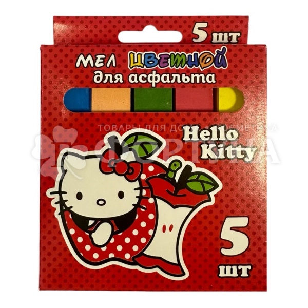 Мел цветной Hello Kitty 5шт
