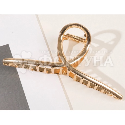 Крабик для волос Farres 1 шт Металлик-gold 11см