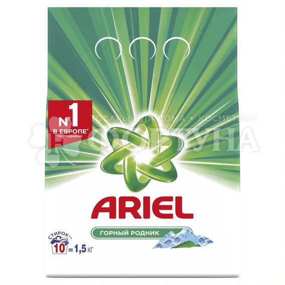 Стиральный порошок ARIEL 1500 г Автомат Горный родник