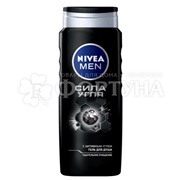 Гель для душа Nivea Men 500 мл Сила угля