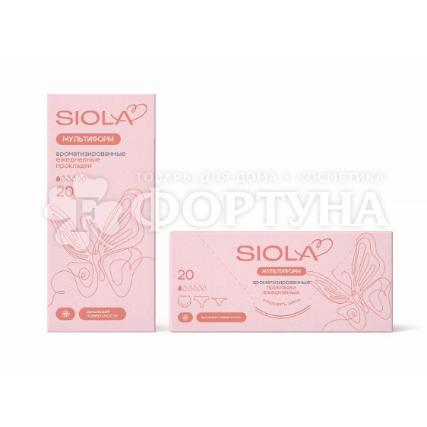 Прокладки SIOLA 20 шт Panty Multiform deo ежедневные