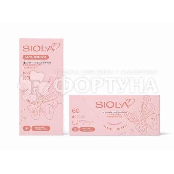 Прокладки SIOLA 60 шт Panty Multiform ежедневные