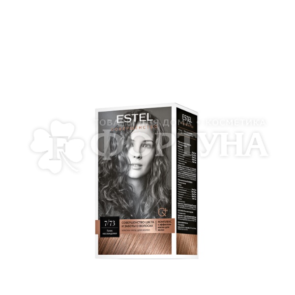 Краска для волос Estel Совершенство 7/73 ''Голос наслажнения'' русый коричнево-золотистый
