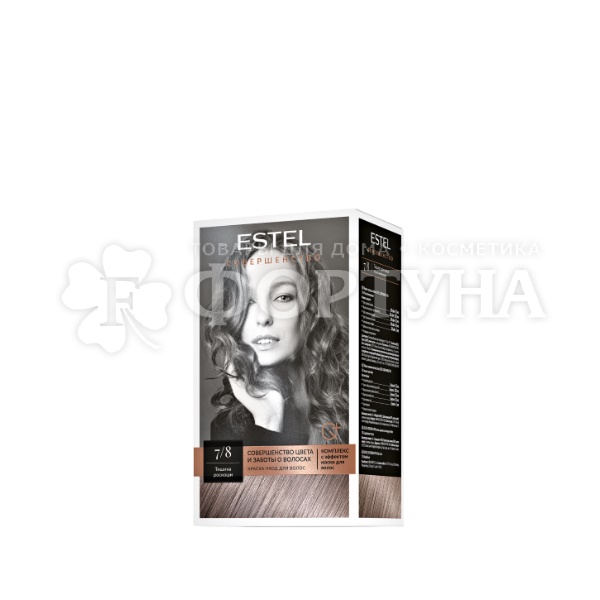 Краска для волос Estel Совершенство 7/8 ''Тишина роскоши'' русый жемчужный