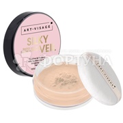 Пудра рассыпчатая Art-Visage финишная ''SILKY VEIL'' т.302 телесная