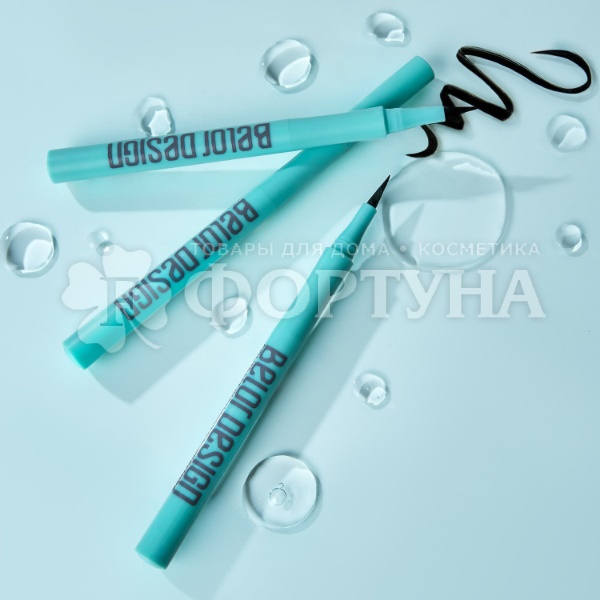 Лайнер Belor Design для глаз водостойкий CONTRAST тон чёрный