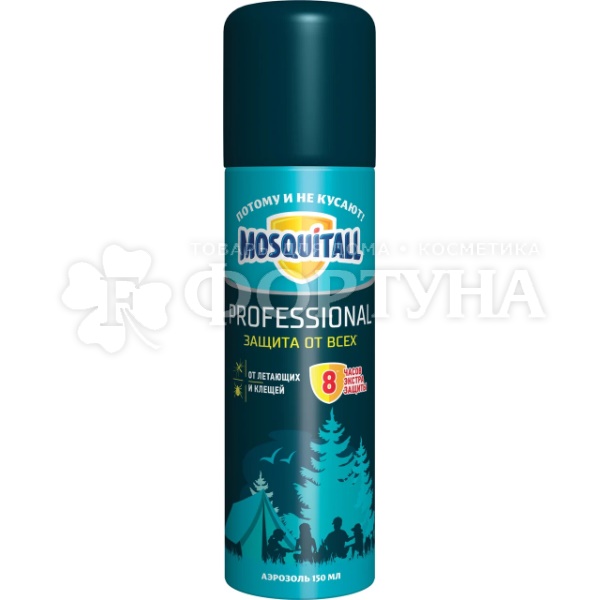 Аэрозоль Mosquitall 150 мл Профессиональная защита