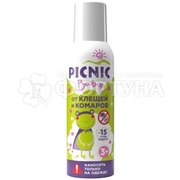 Аэрозоль Picnic Baby  125 мл от комаров и клещей