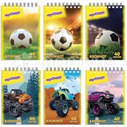 Блокнот 40 л А7 Юнландия клетка Футбол