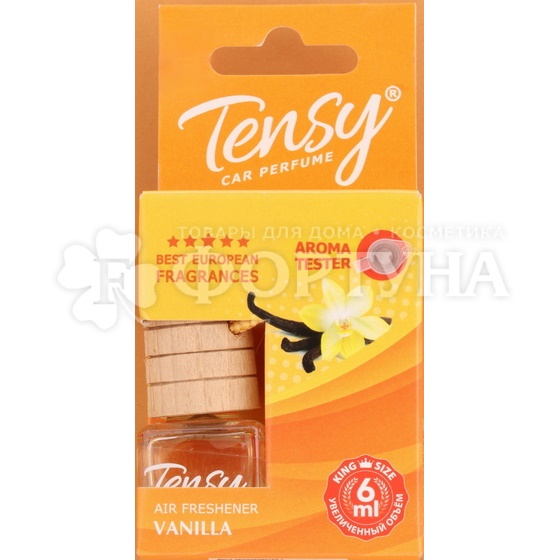 Ароматизатор для авто Tensy Ваниль бутылочка