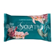 Салфетки влажные SIOLA 15 шт Art Flower универсальные