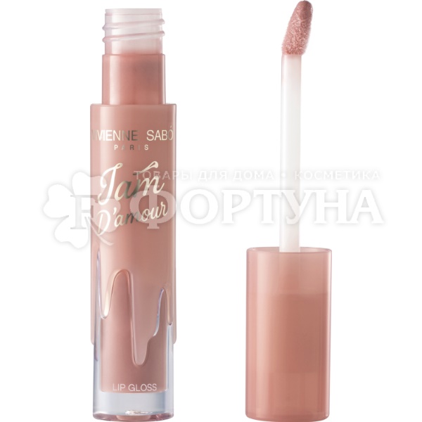 Блеск для губ Vivienne Sabo Jam d'Amour  тон 01 молочно-розовый