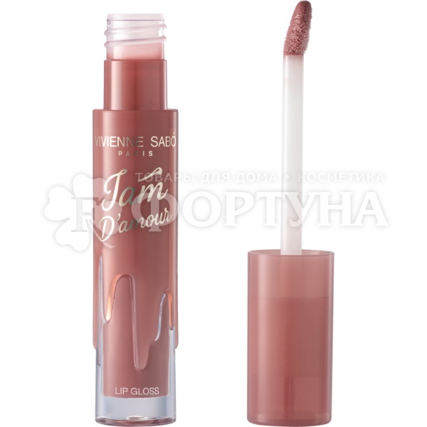 Блеск для губ Vivienne Sabo Jam d'Amour тон 08 теплый коричневый