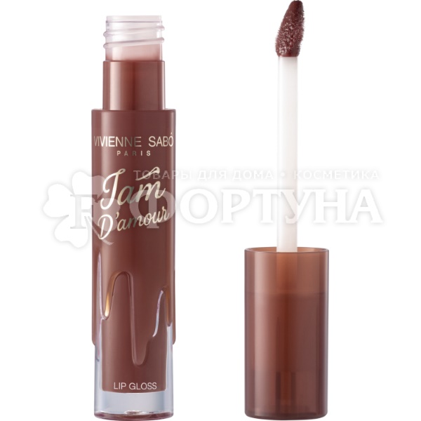 Блеск для губ Vivienne Sabo Jam d'Amour тон 09 холодный коричневый