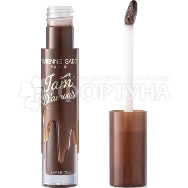 Блеск для губ Vivienne Sabo Jam d'Amour тон 10 шоколадный