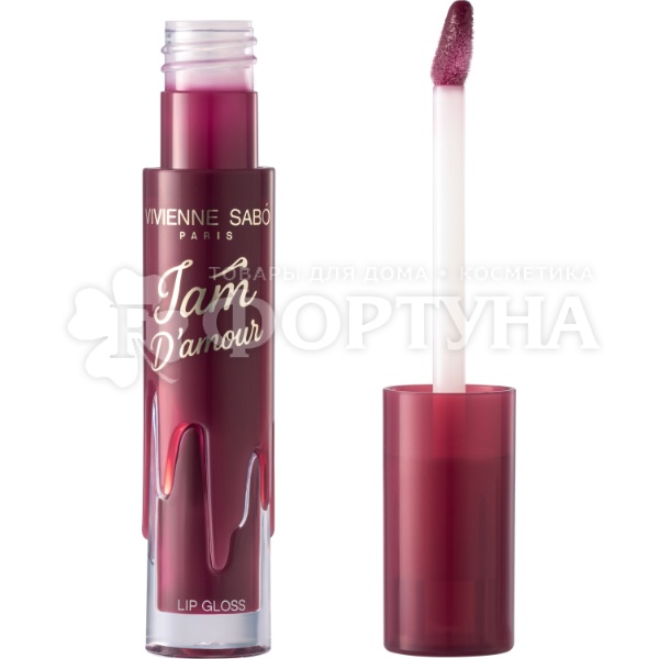 Блеск для губ Vivienne Sabo Jam d'Amour тон 11 винный