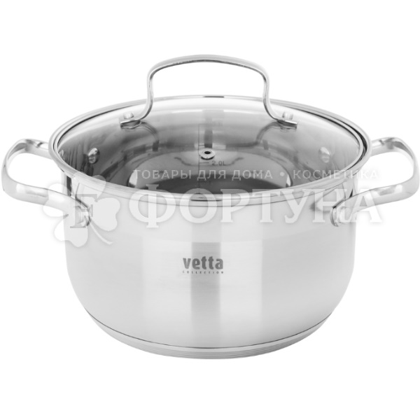 Кастрюля VETTA 3.5 л Берн 20*12см индукция