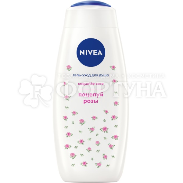 Гель для душа Nivea 500 мл Поцелуй розы