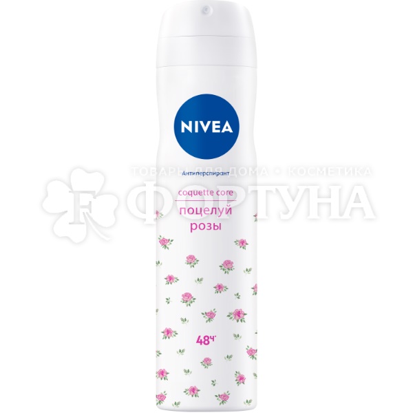 Дезодорант-спрей Nivea 150 мл Поцелуй розы