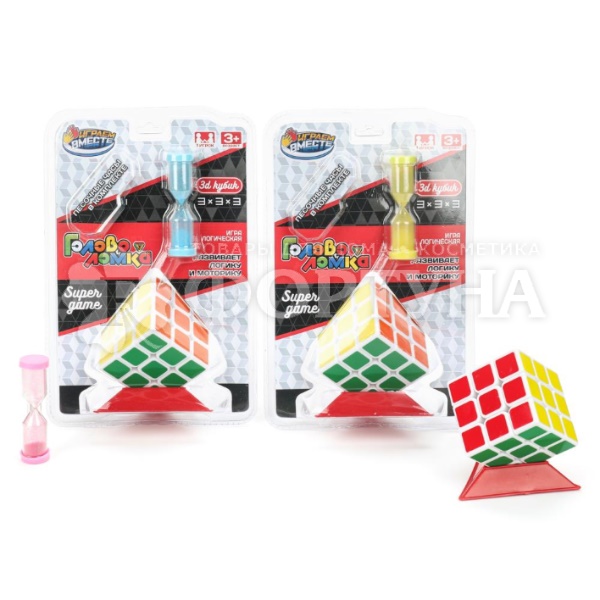 Игра Кубик Рубика+песочные часы