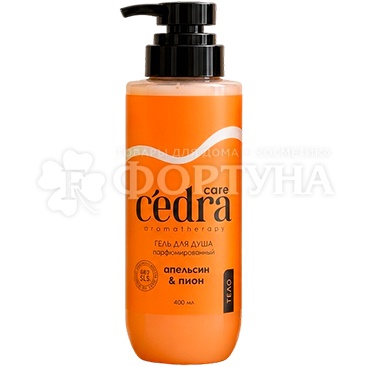 Гель для душа CEDRACARE  400 мл Апельсин и пион