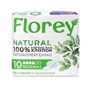 Прокладки FLOREYNATURAL 10 шт Normal критические