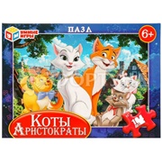 Пазл 104 детали Коты-аристократы