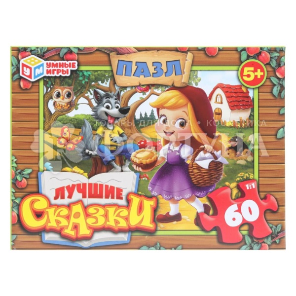 Пазл 60 деталей Лучшие сказки