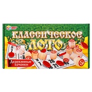 Игра Лото классическое деревянное