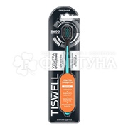 Зубная щетка TISWELL 1 шт Средней жесткости Черная