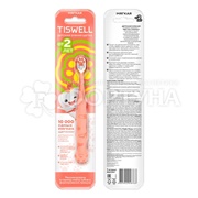 Зубная щетка TISWELL 1  шт Детская 2+ мягкая Желтая