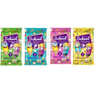 Салфетки влажные Salfeti 15 шт School