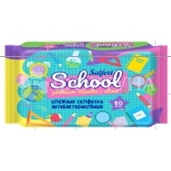 Салфетки влажные Salfeti 60 шт School микс