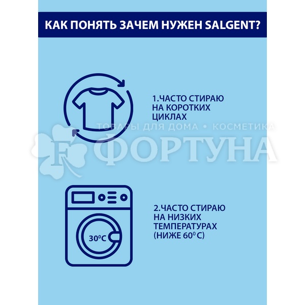 Смягчитель воды SALGENT 1500 г Порошок