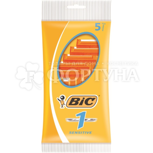 Станки одноразовые BiC Classic 5 шт Для чувствительной кожи