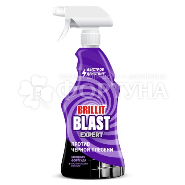 Чистящее средство Brillit Blast 750 мл Удаление черной плесени