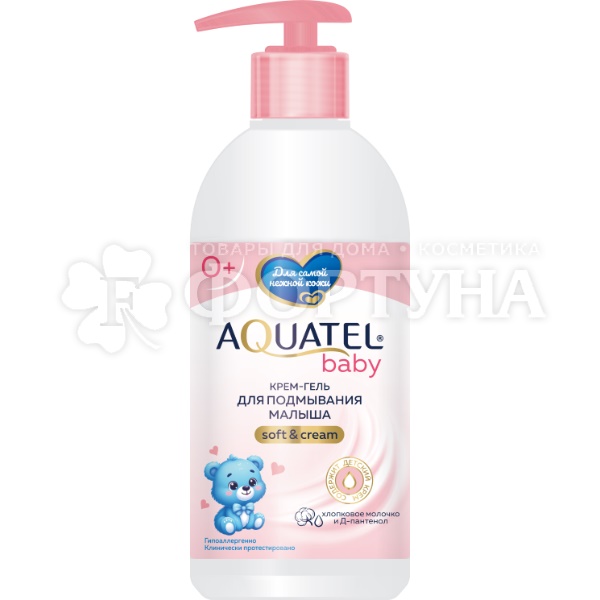 Крем-гель AQUATEL Baby 400 мл для подмывания