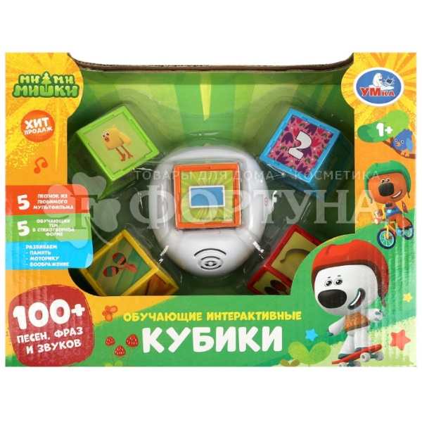 Игрушка Кубики обуч. Ми-ми-мишки 100 песен,фраз,зв