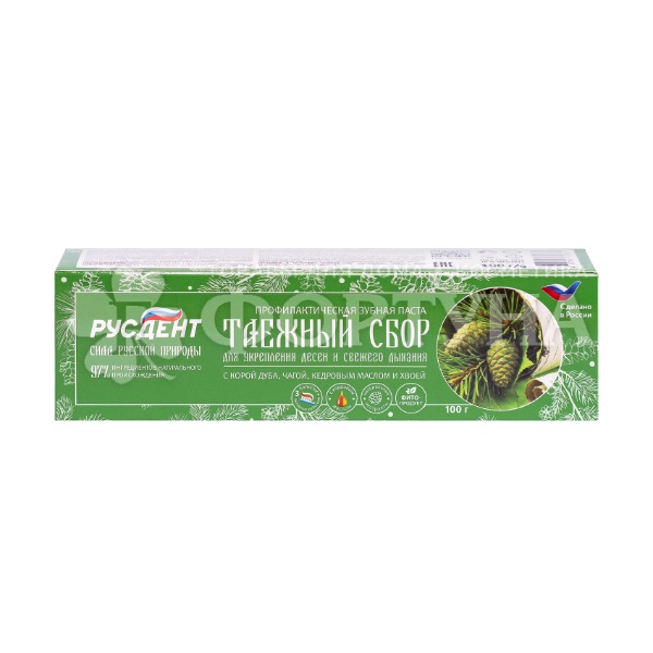 Зубная паста РусДент 100 г Таежный сбор