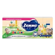 Платки носовые ZEMMA 10 шт Детские