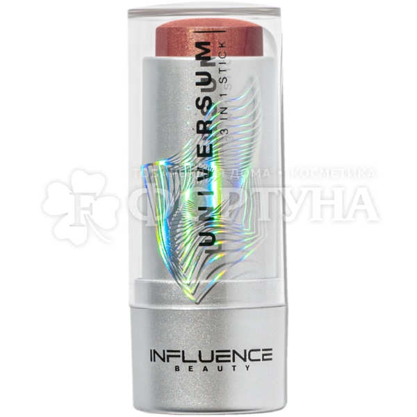 Стик 3 в 1 Influence Beauty Universum тон 06 розовый с золотым шиммером