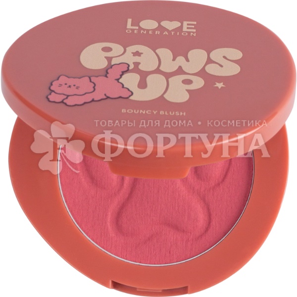 Румяна баунси Love Generation Paws Up тон 01 нежно-розовый