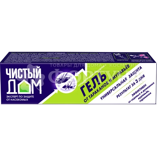 Гель Чистый дом 35 г от тараканов и муравьев
