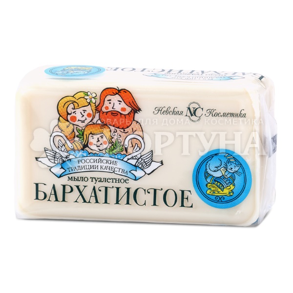 Туалетное мыло Невская косметика 140 г Бархатистое