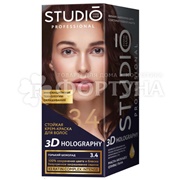 Краска для волос 3D Holography 3.4 Горький шоколад