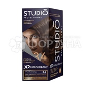 Краска для волос 3D Holography 3.4 Горький шоколад