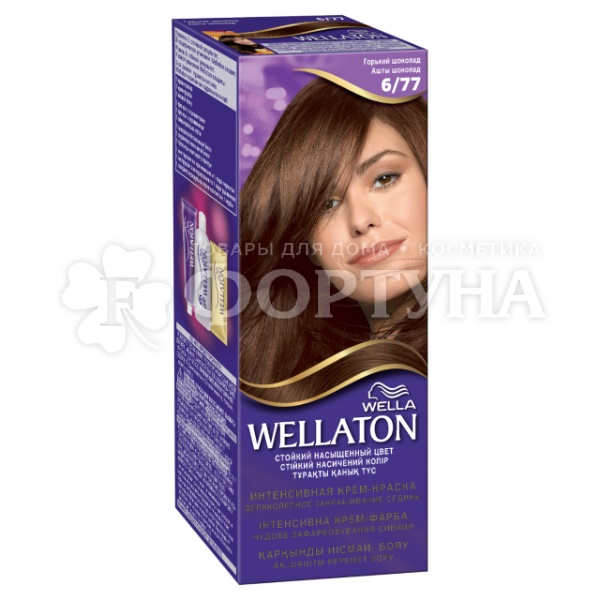 Краска для волос Wellaton Maxi Single 6/77 Горький шоколад