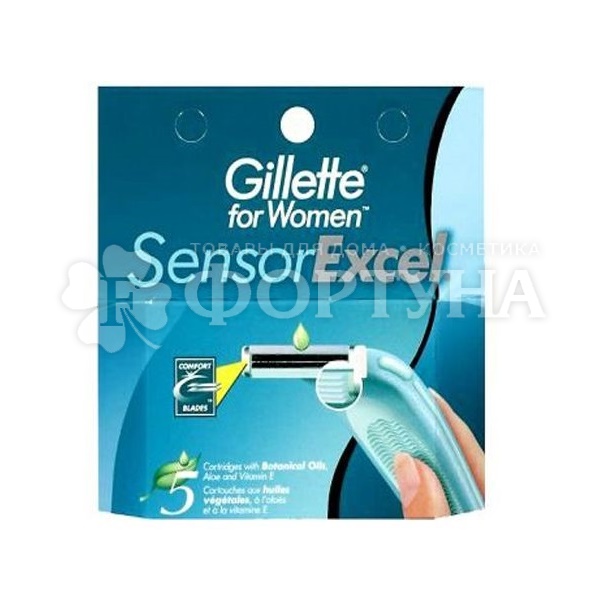 Кассеты Gillette Sensor Excel 5 шт